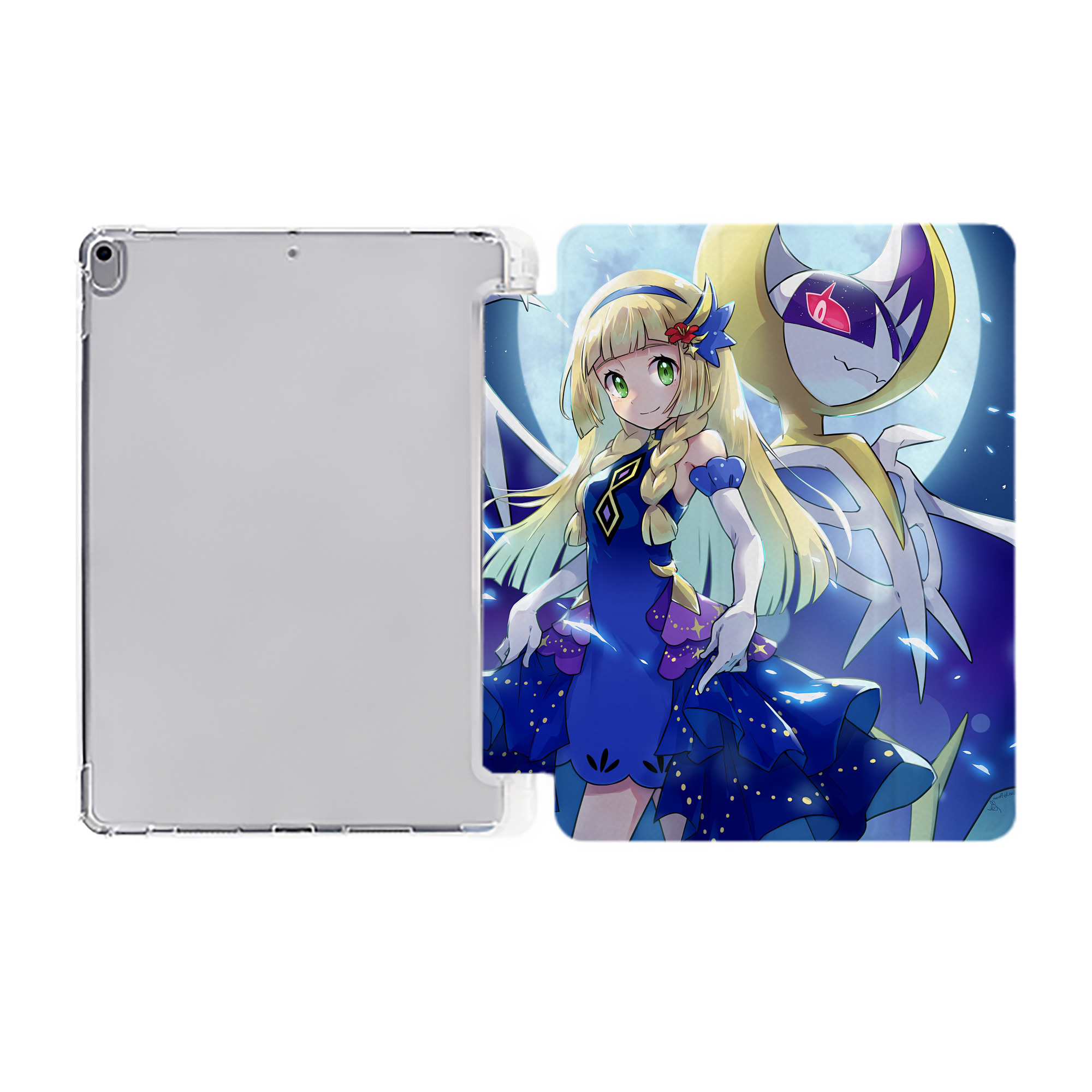 （画像用） ポケットモンスター Pokémon IPad ケース ペン収納付き 三つ折りスタンド PUレザー×シリコン 対応機種9.5/10.5/10.9インチ